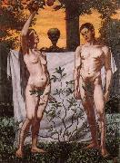 Hans Thoma Adam and Eve Sweden oil painting reproduction